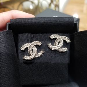 Crystal Chanel earrings